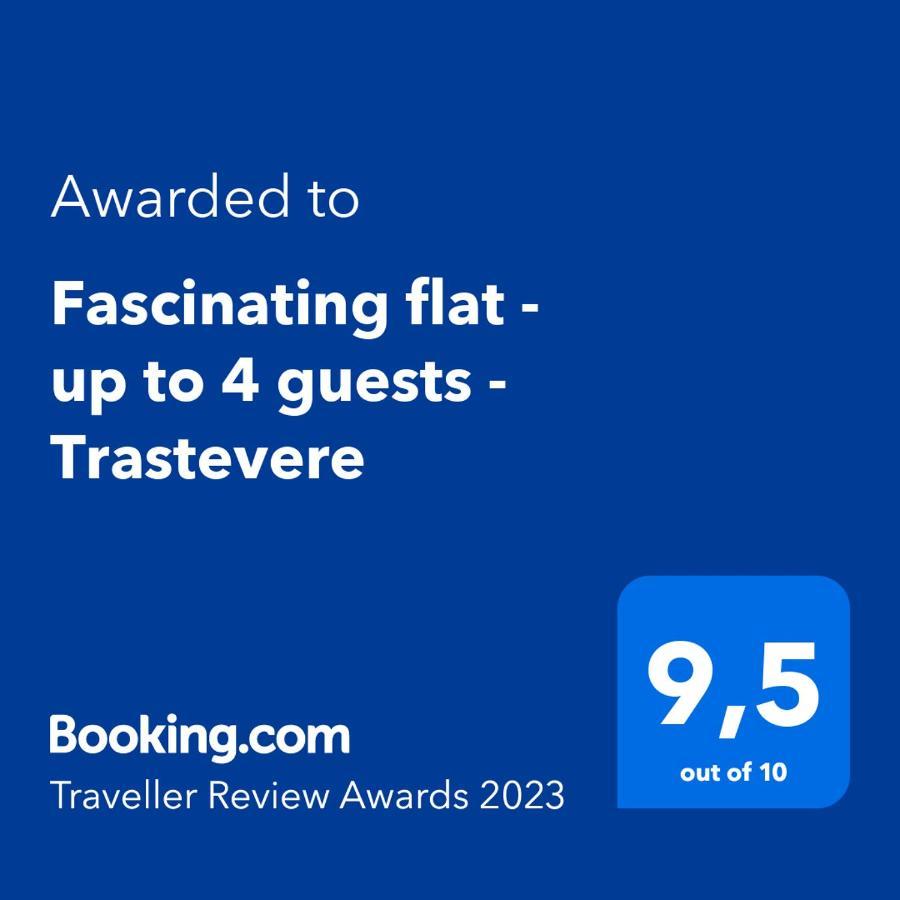 Fascinating Flat - Up To 4 Guests - Trastevere Roma Dış mekan fotoğraf