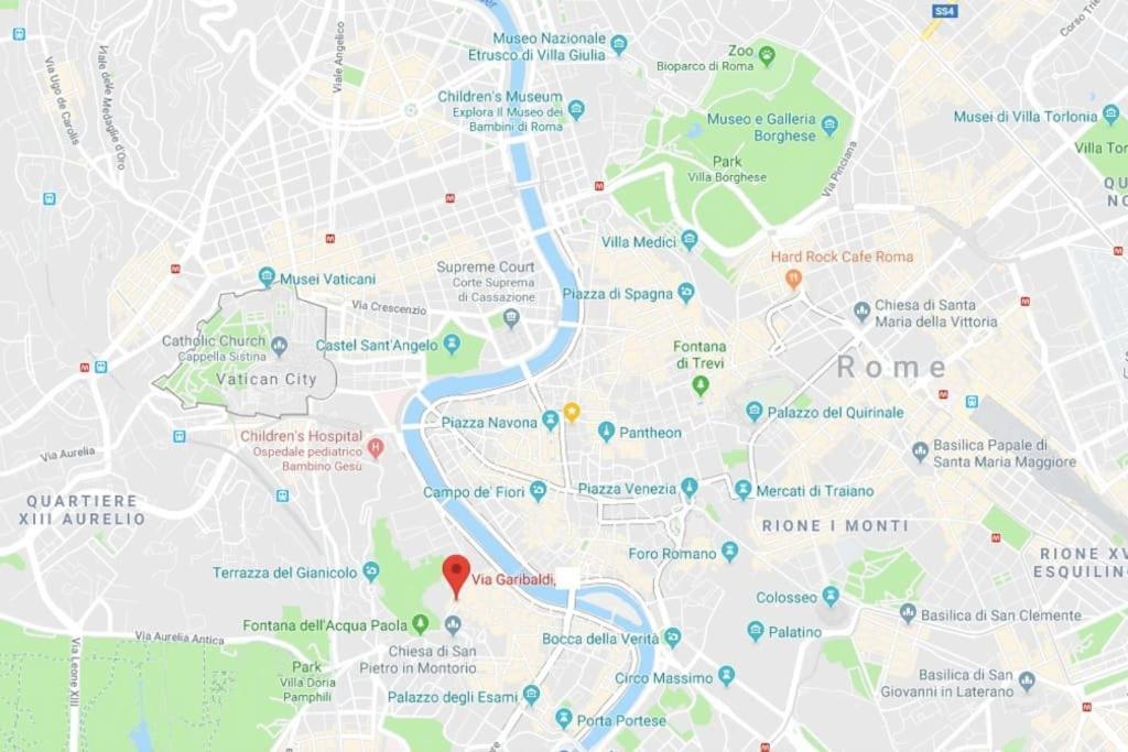 Fascinating Flat - Up To 4 Guests - Trastevere Roma Dış mekan fotoğraf